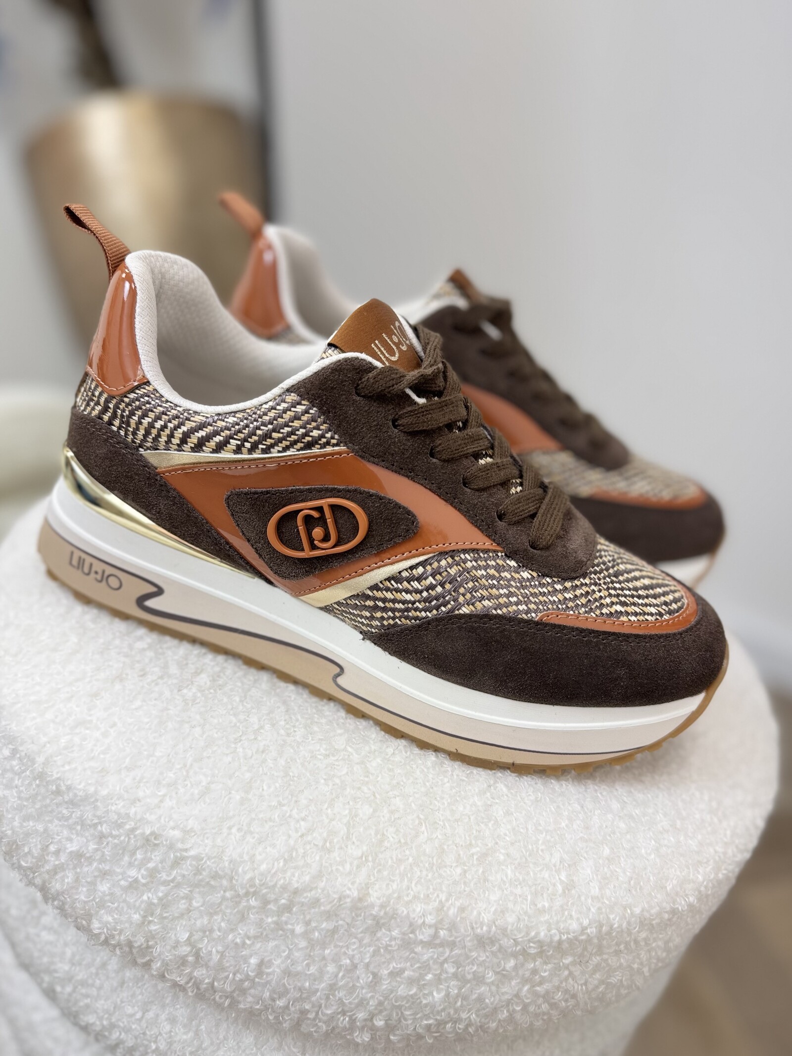 Liu-Jo Sneakers Maxi Wonder Brown Suede Liu Jo 1883