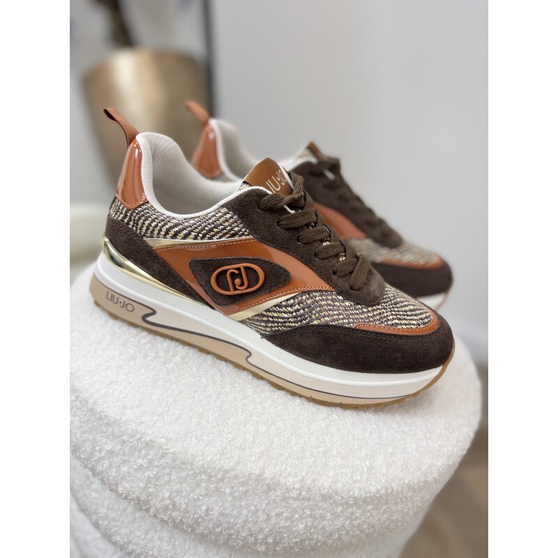 Sneakers Maxi Wonder Brown Suede Liu Jo 1883