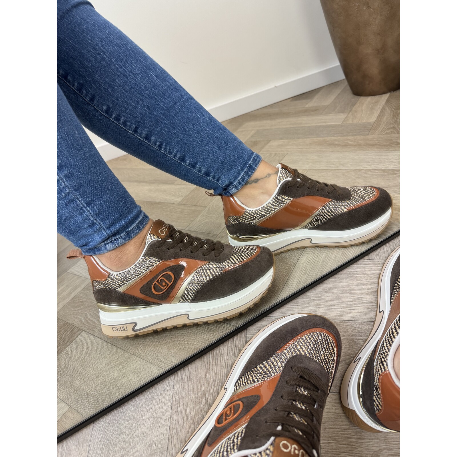 Liu-Jo Sneakers Maxi Wonder Brown Suede Liu Jo 1883
