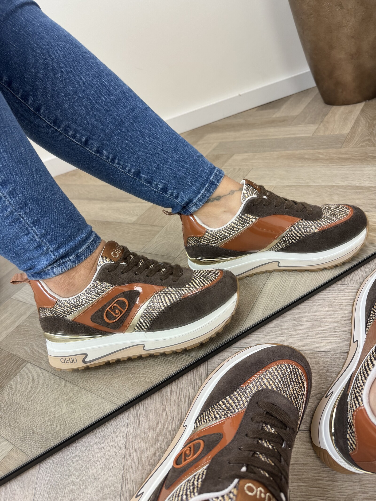 Liu-Jo Sneakers Maxi Wonder Brown Suede Liu Jo 1883