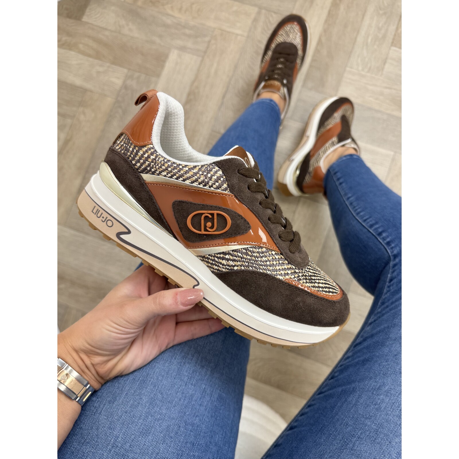 Liu-Jo Sneakers Maxi Wonder Brown Suede Liu Jo 1883