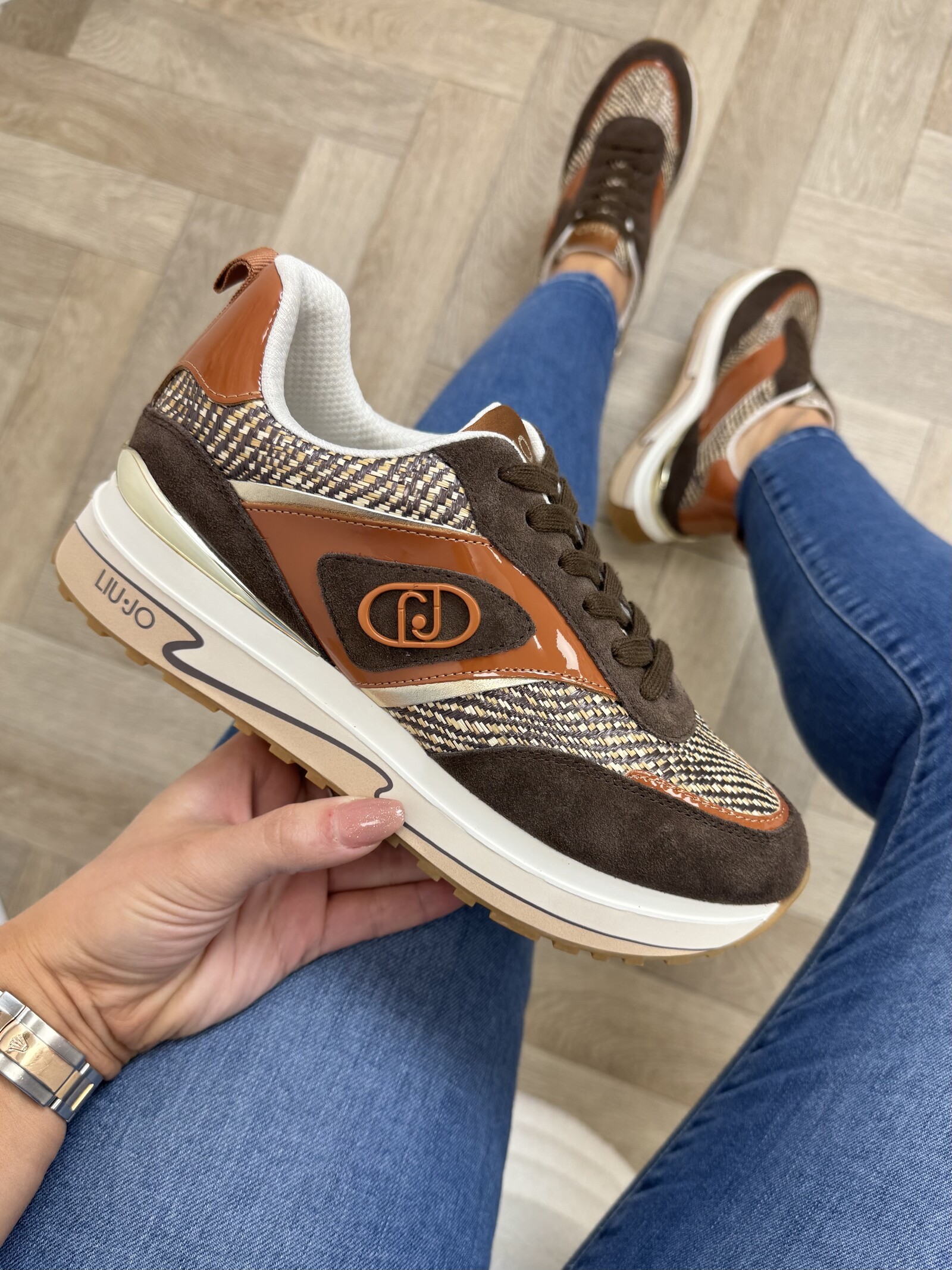 Liu-Jo Sneakers Maxi Wonder Brown Suede Liu Jo 1883