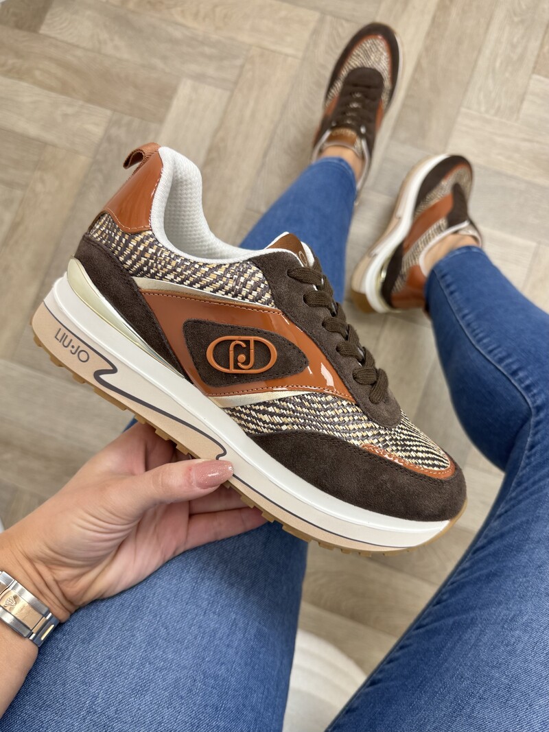 Sneakers Maxi Wonder Brown Suede Liu Jo 1883
