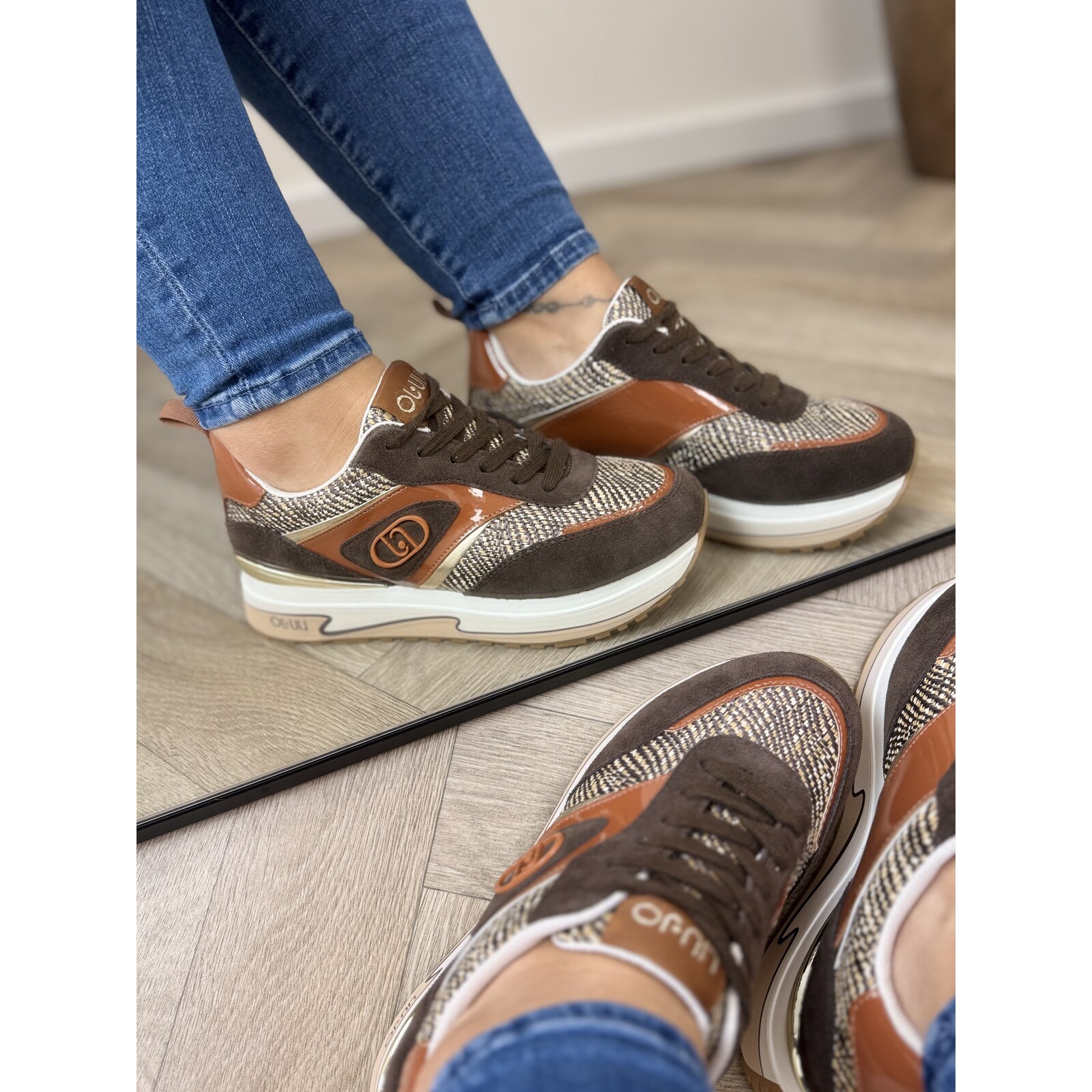 Liu-Jo Sneakers Maxi Wonder Brown Suede Liu Jo 1883