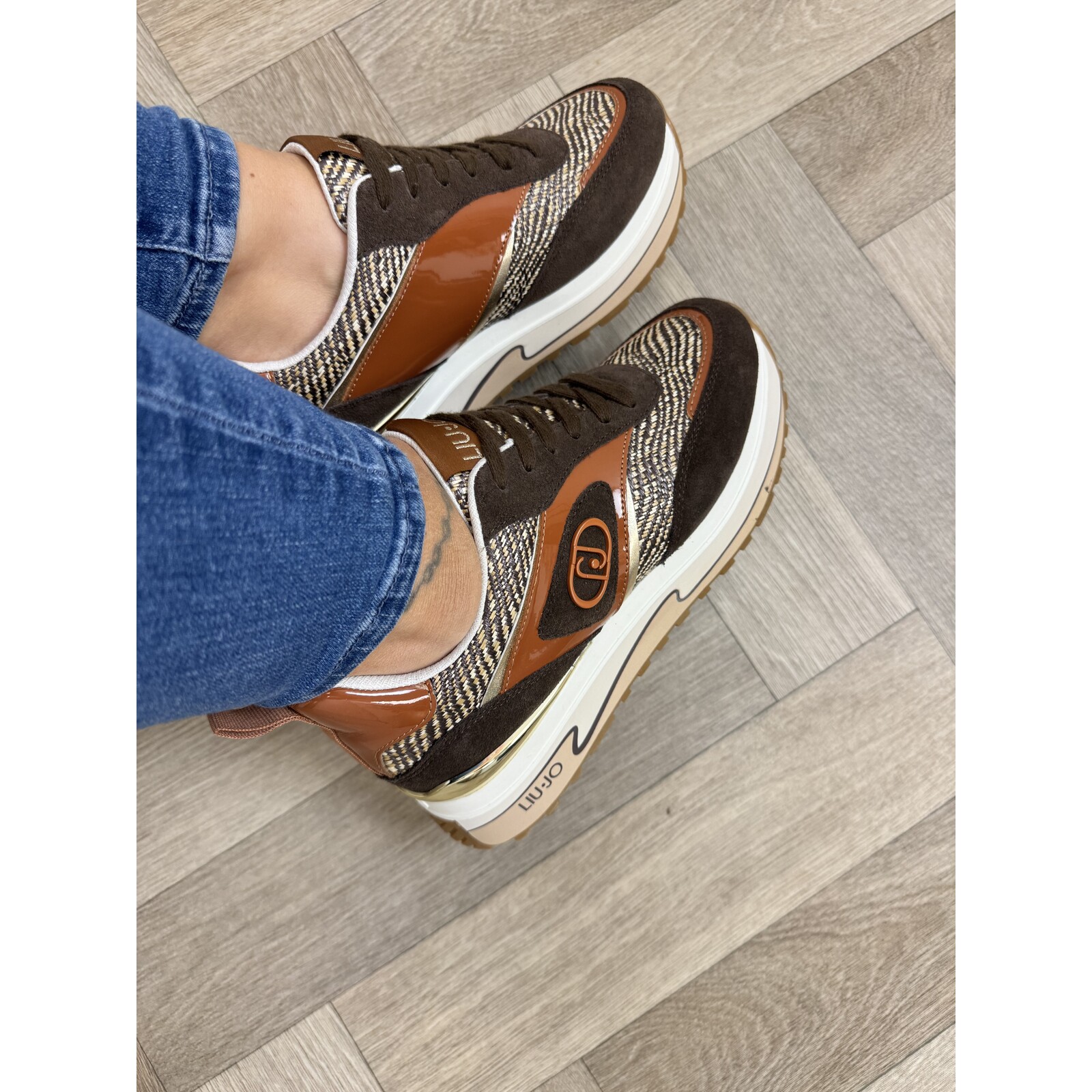 Liu-Jo Sneakers Maxi Wonder Brown Suede Liu Jo 1883