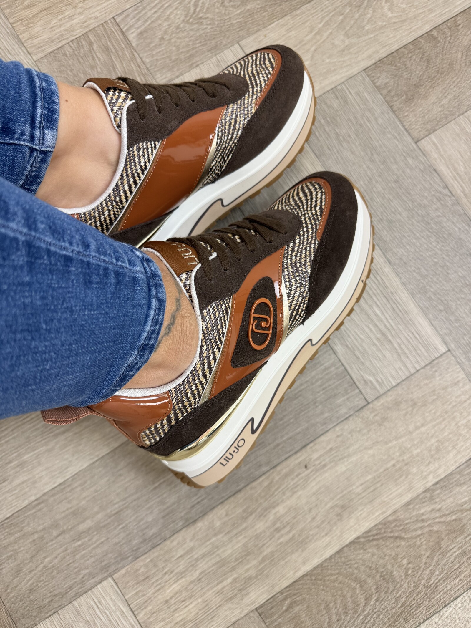 Liu-Jo Sneakers Maxi Wonder Brown Suede Liu Jo 1883