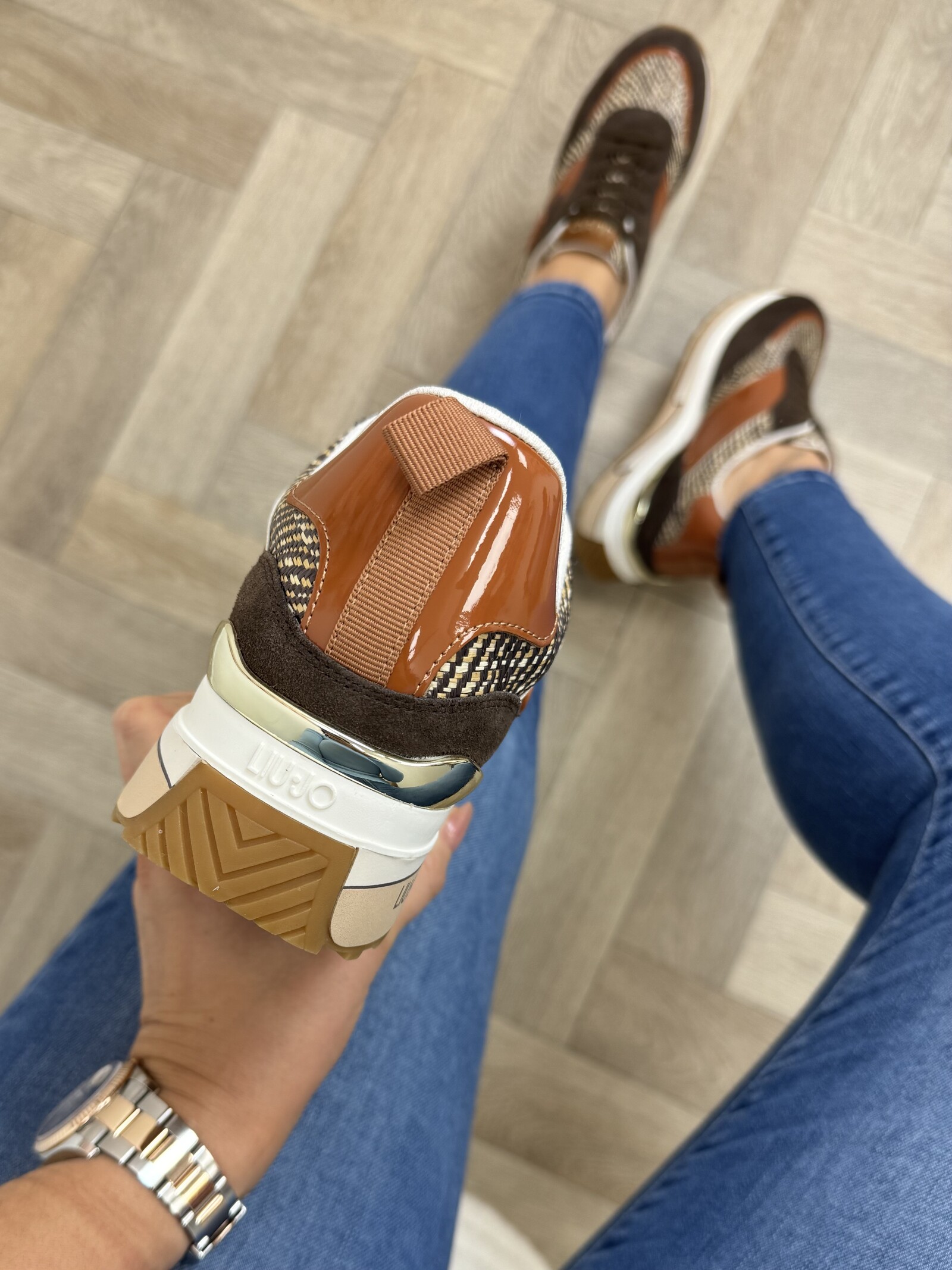 Liu-Jo Sneakers Maxi Wonder Brown Suede Liu Jo 1883