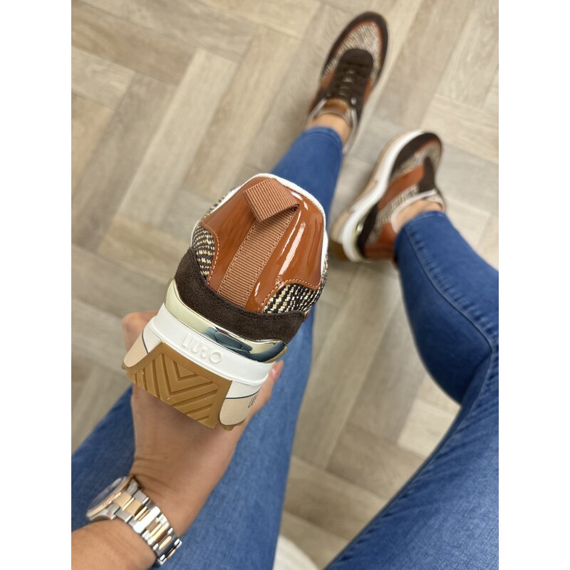 Sneakers Maxi Wonder Brown Suede Liu Jo 1883