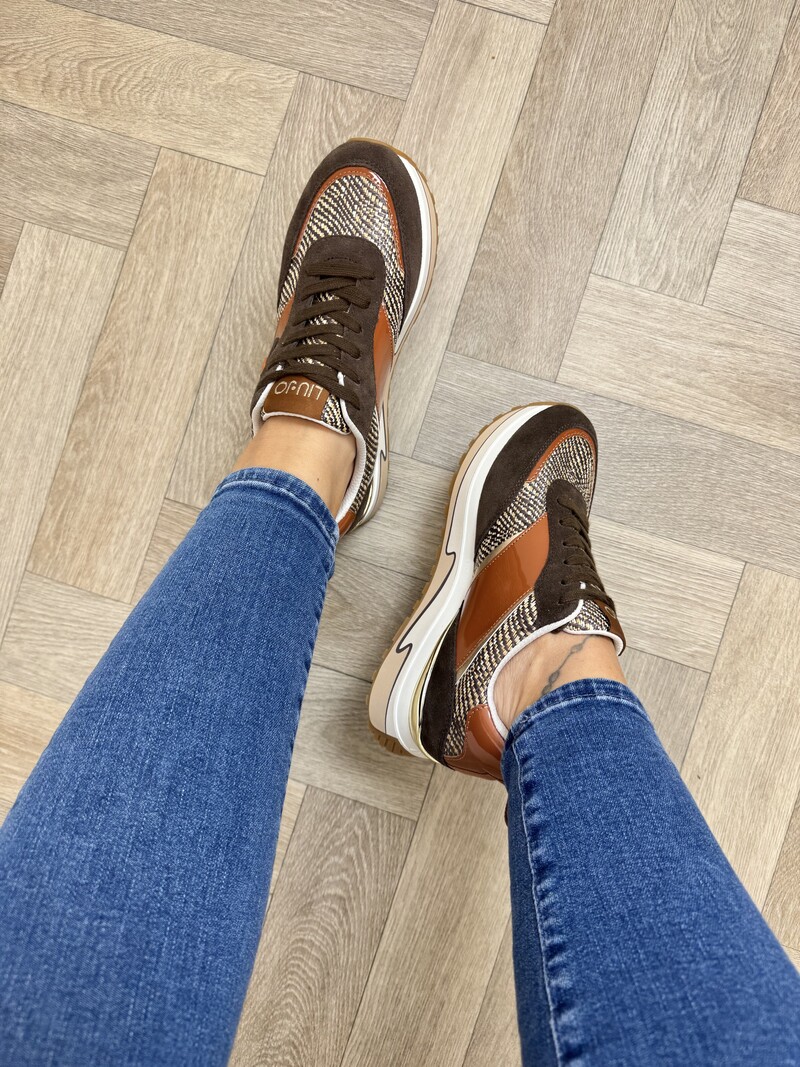 Sneakers Maxi Wonder Brown Suede Liu Jo 1883