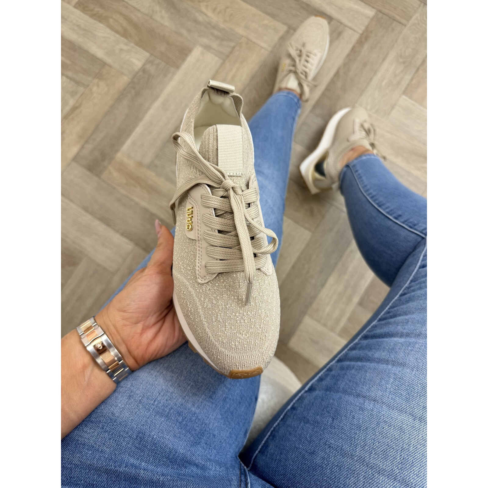 Liu-Jo Sneakers Evelyn Metallic Glitter Liu Jo Gold 1886