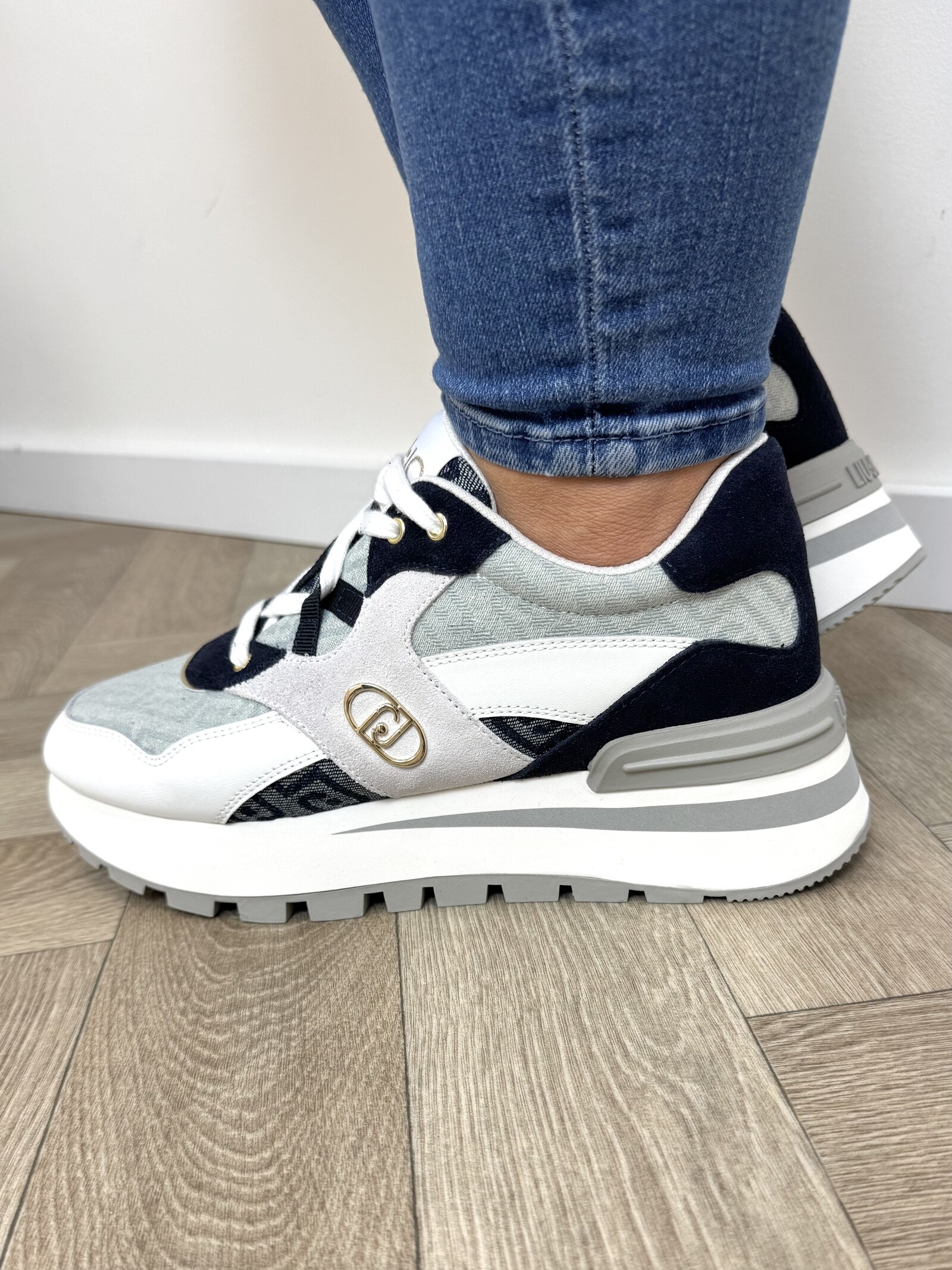 Liu-Jo Sneakers Amazing Calf Leather Denim Liu Jo 1879