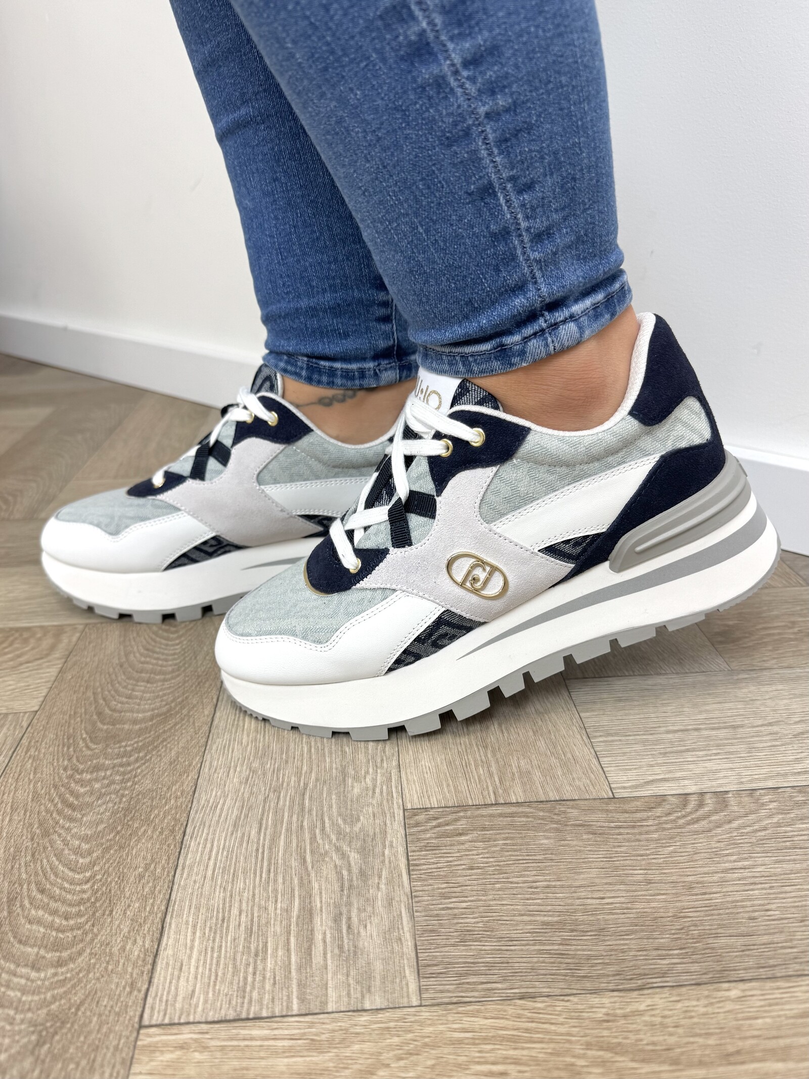 Liu-Jo Sneakers Amazing Calf Leather Denim Liu Jo 1879
