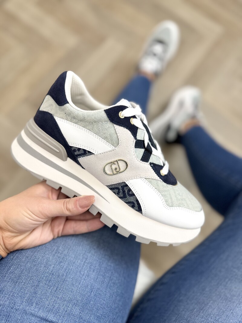 Sneakers Amazing Calf Leather Denim Liu Jo 1879
