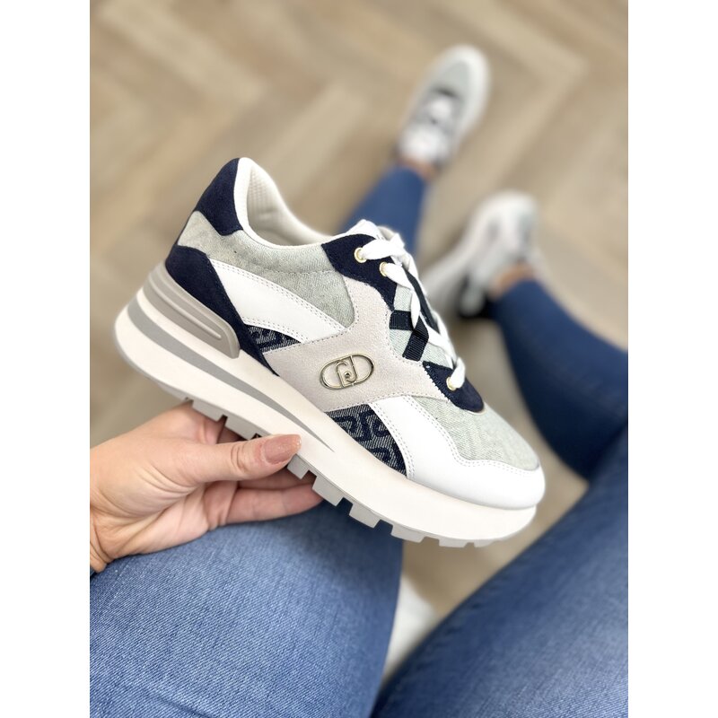 Sneakers Amazing Calf Leather Denim Liu Jo 1879