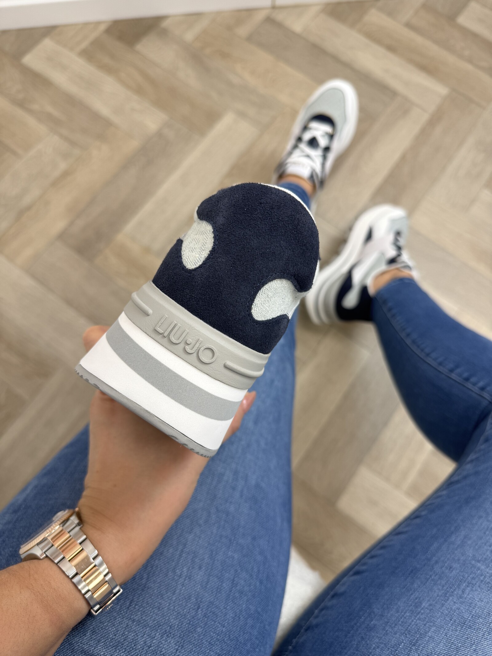 Liu-Jo Sneakers Amazing Calf Leather Denim Liu Jo 1879
