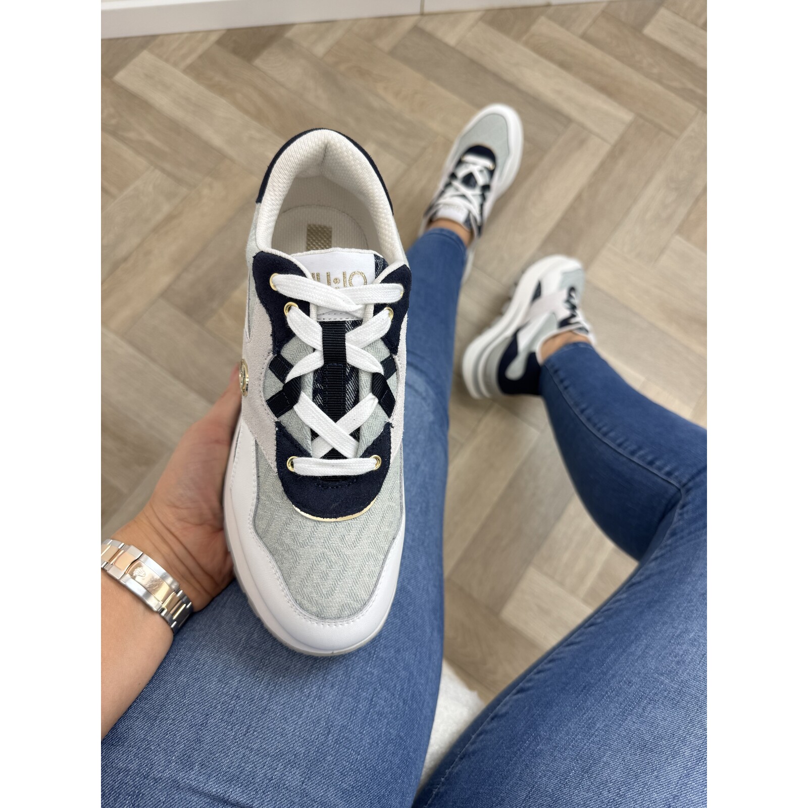 Liu-Jo Sneakers Amazing Calf Leather Denim Liu Jo 1879