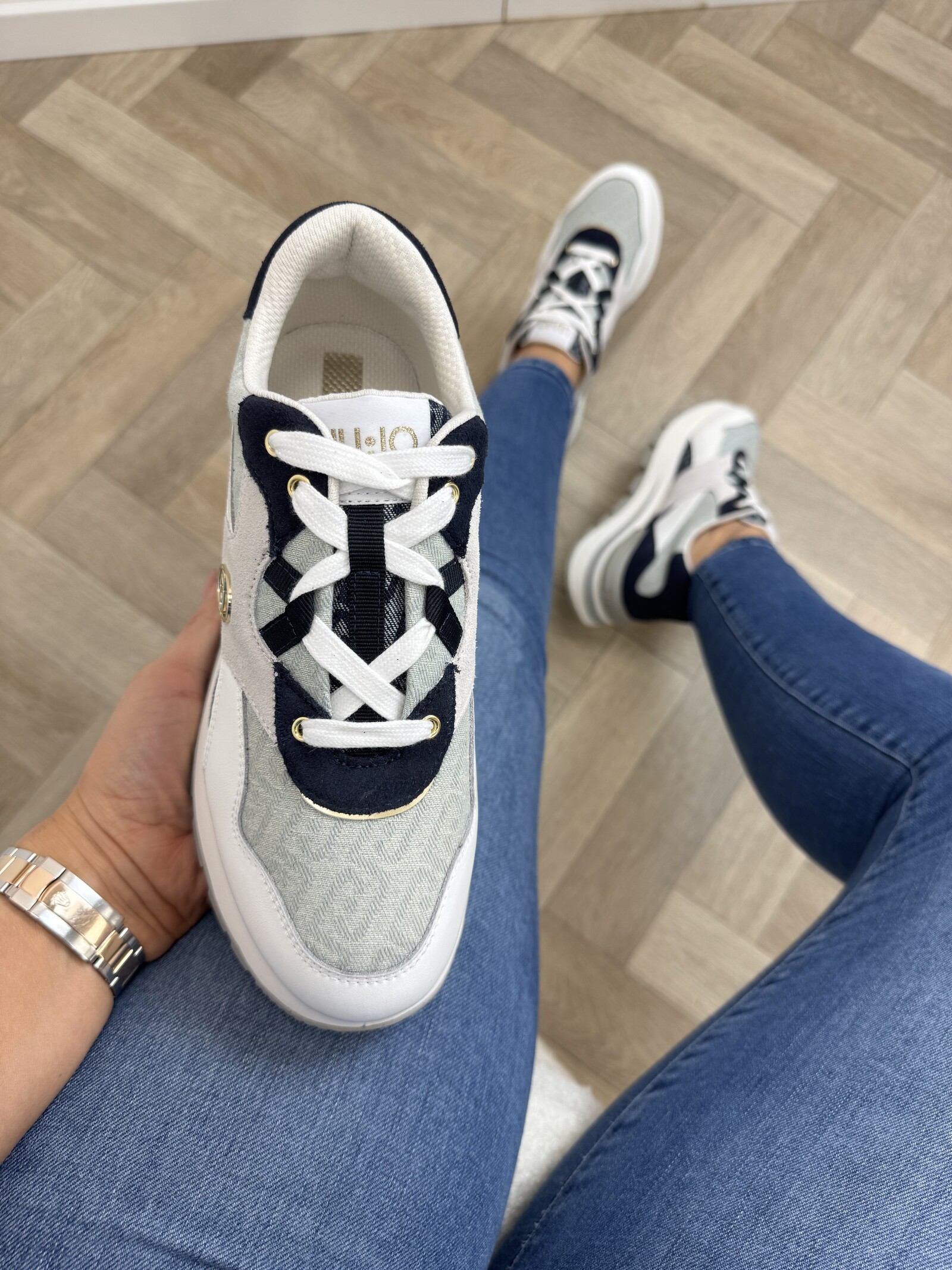 Liu-Jo Sneakers Amazing Calf Leather Denim Liu Jo 1879
