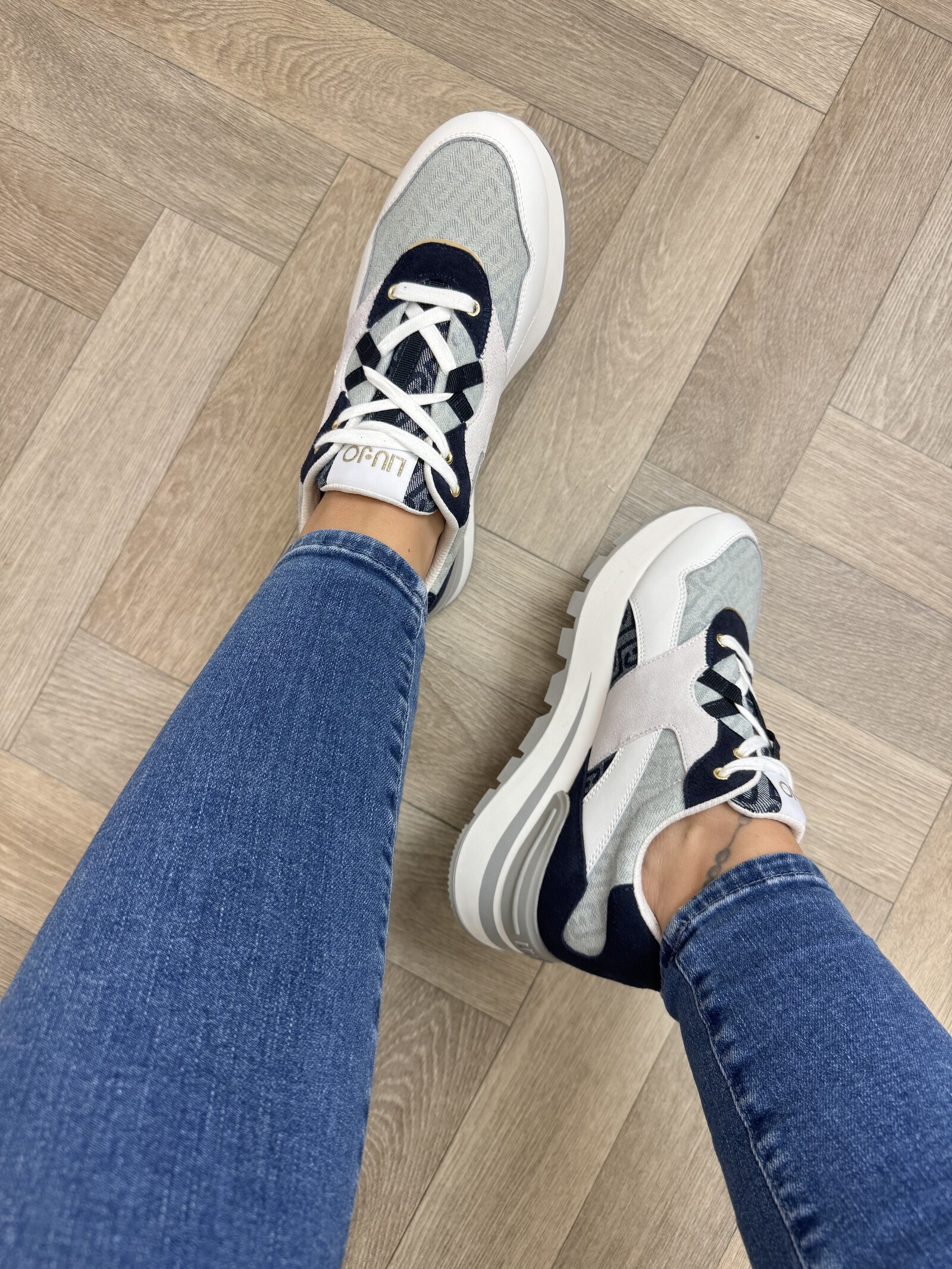 Liu-Jo Sneakers Amazing Calf Leather Denim Liu Jo 1879