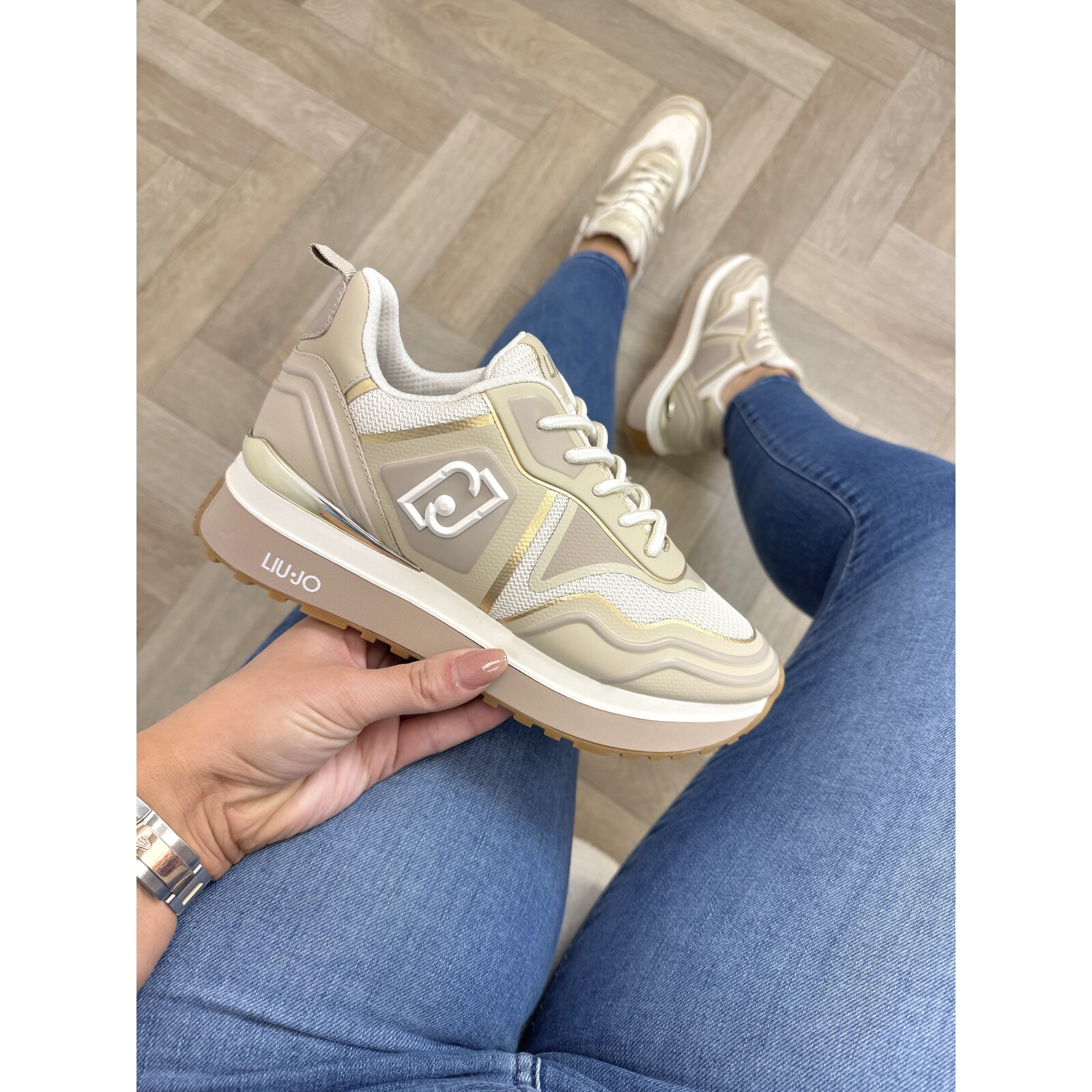 Liu-Jo Sneakers Maxi Wonder Beige Liu Jo 1882