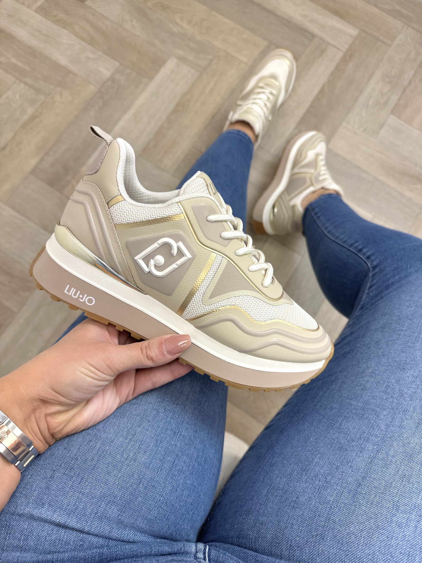 Liu-Jo Sneakers Maxi Wonder Beige Liu Jo 1882