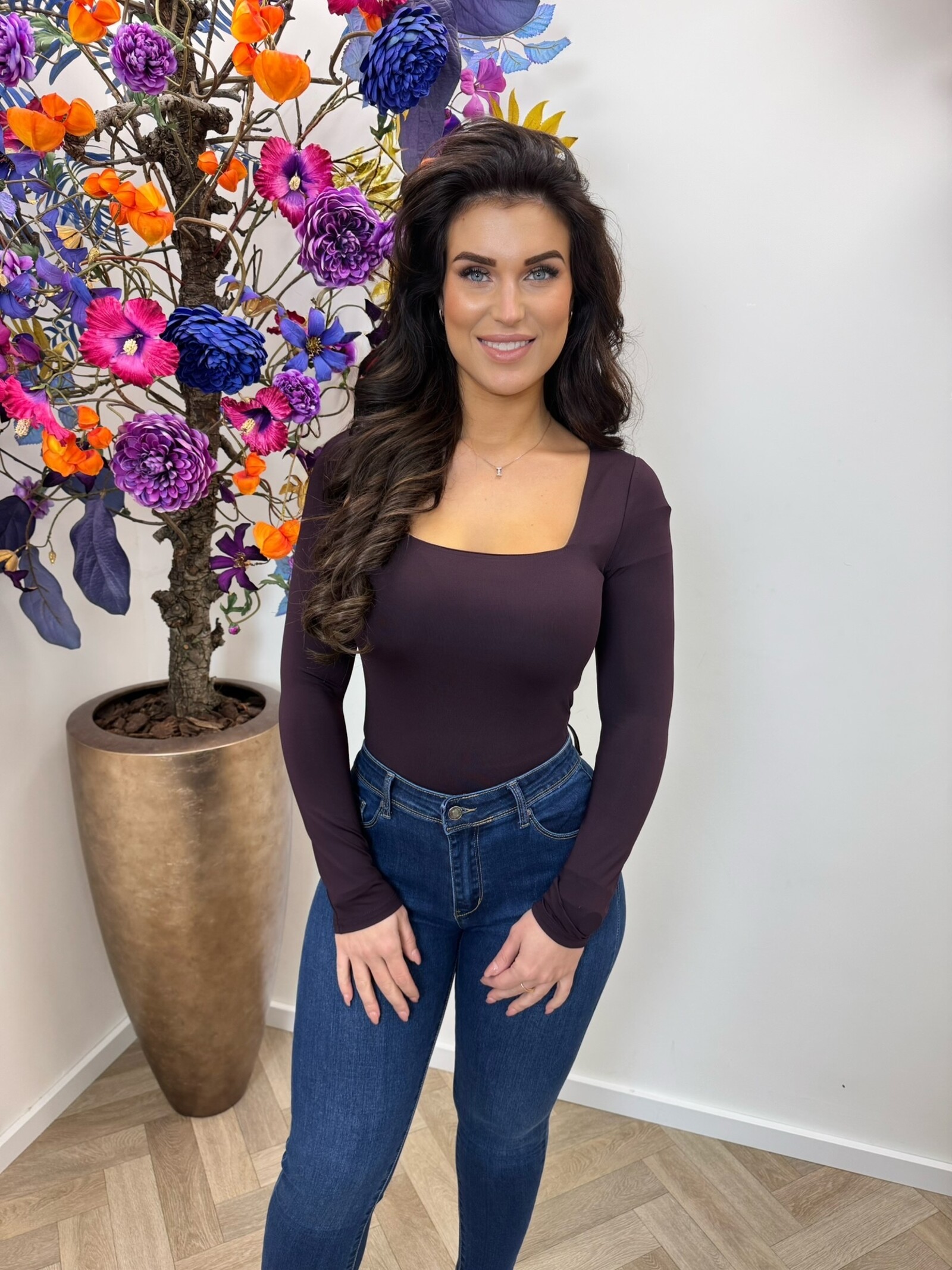Basic travel top by swan HS9066 Violet
