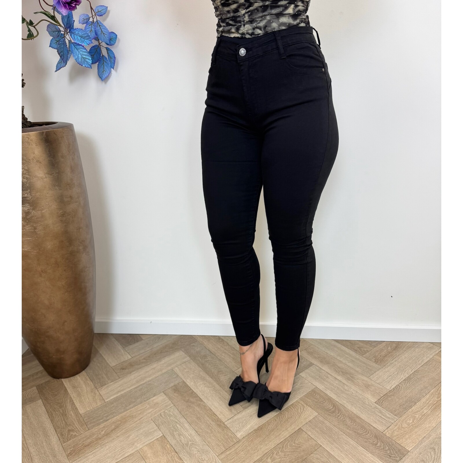 Jeans Vivid Push Up Black E1223-1