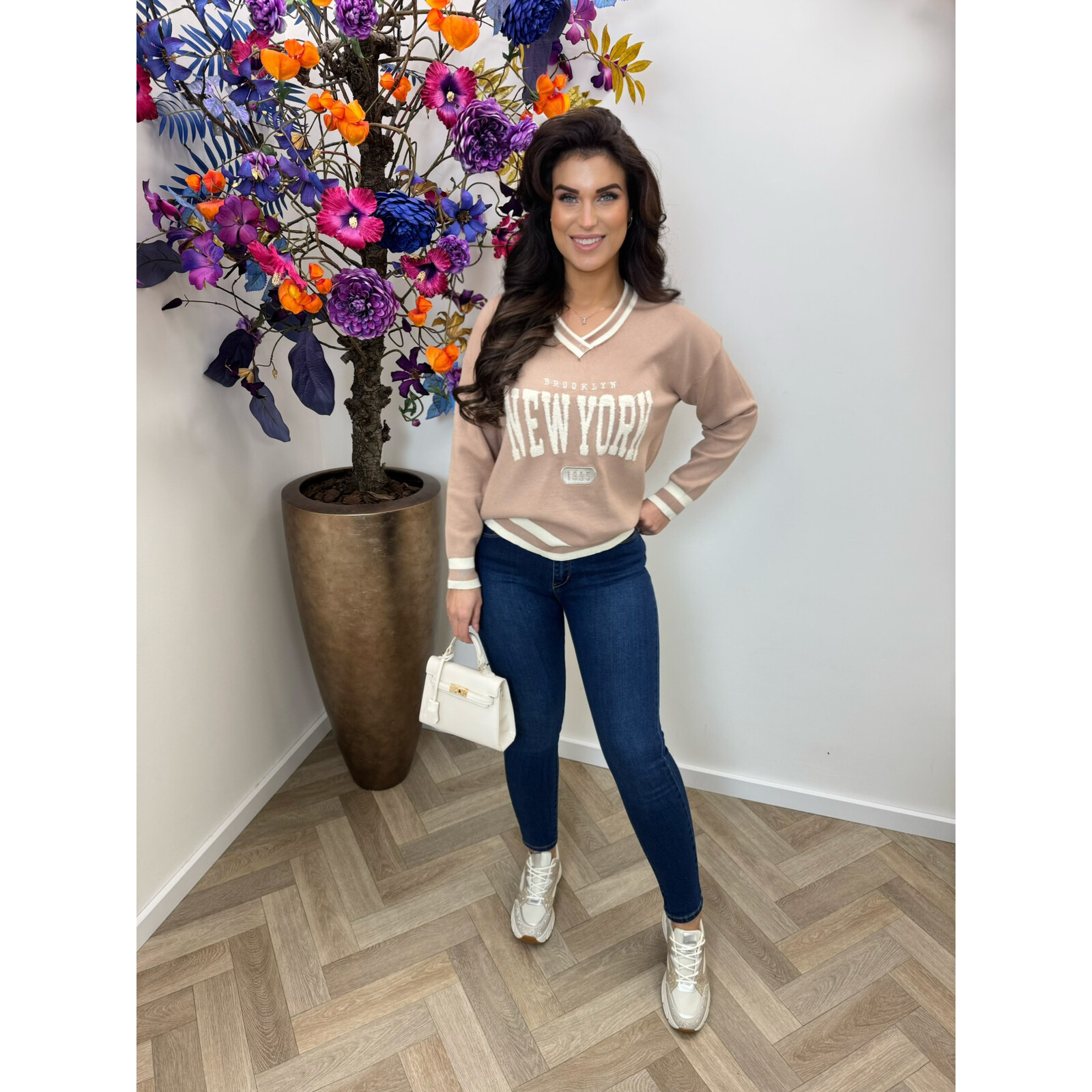 Sweater 1995 New york Y889 Camel