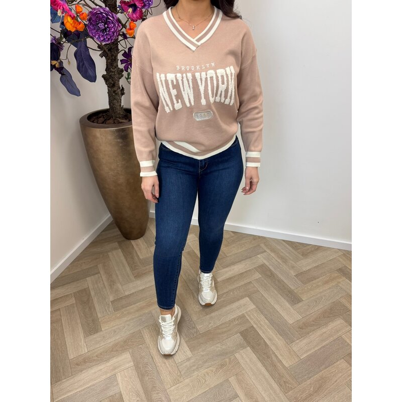 Sweater 1995 New york Y889 Camel