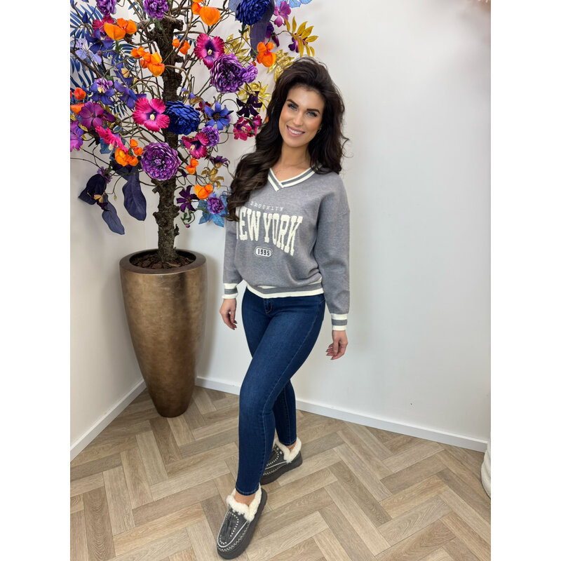 Sweater 1995 New york Y889 Grey