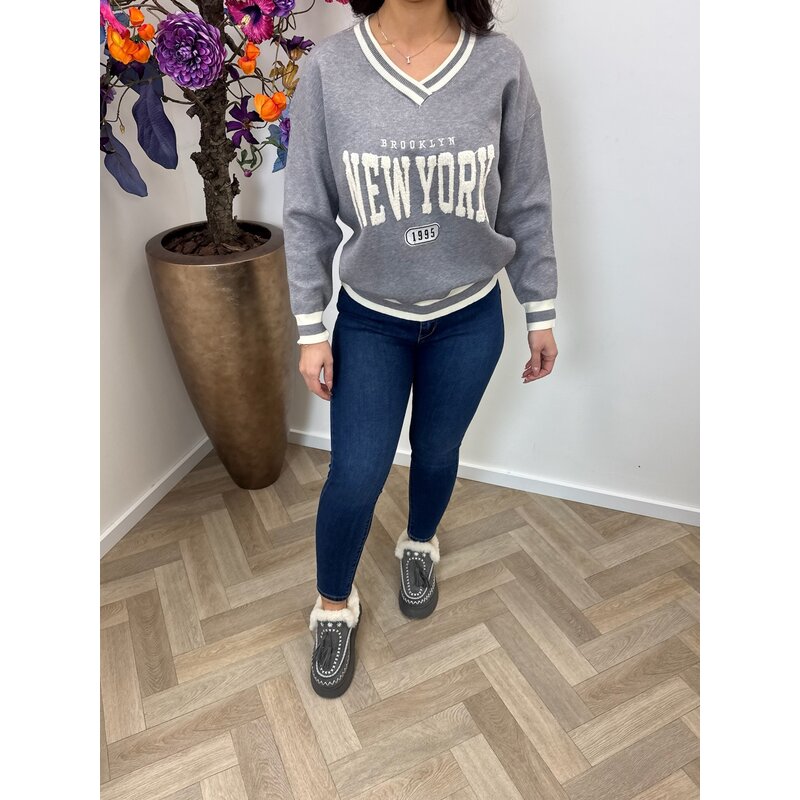 Sweater 1995 New york Y889 Grey