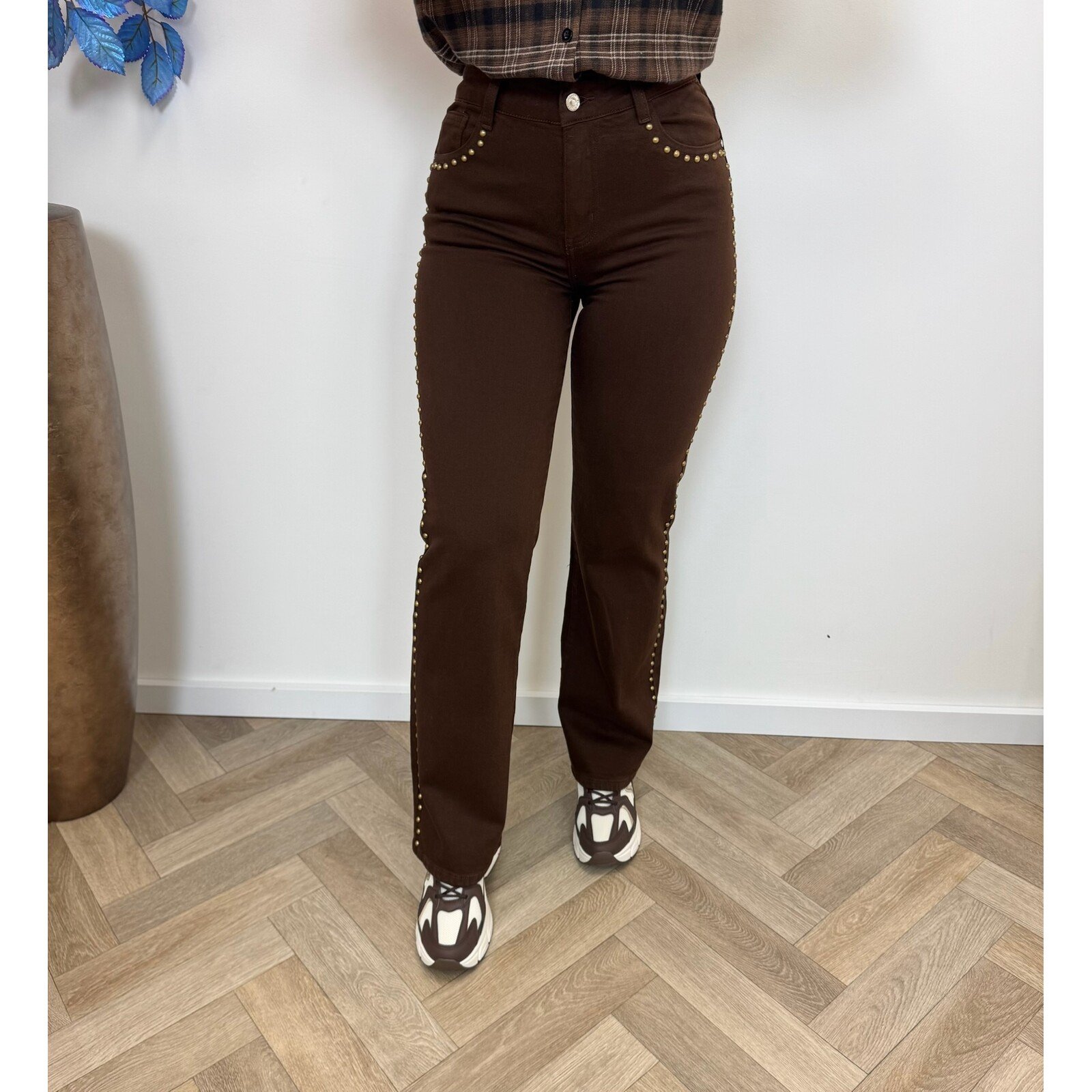 Jeans Folyrose Studs Choco M72012