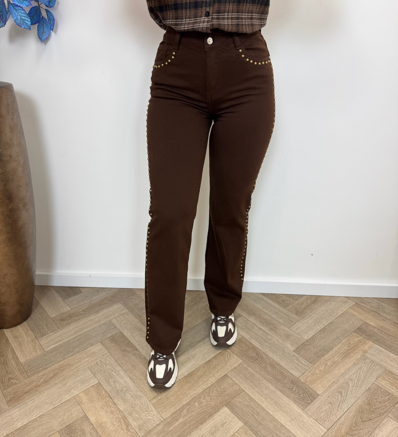 Jeans Folyrose Studs Choco M72012