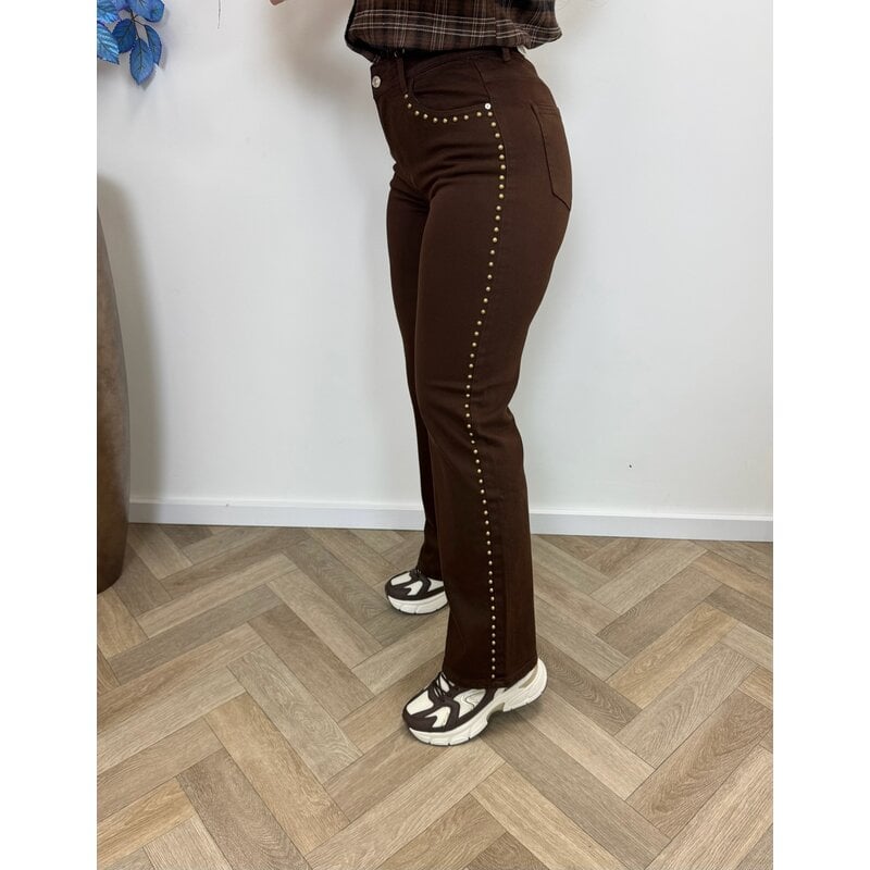 Jeans Folyrose Studs Choco M72012