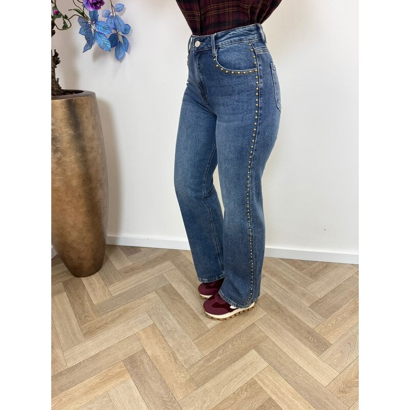 Jeans Studs straight Folyrose blue Y5380
