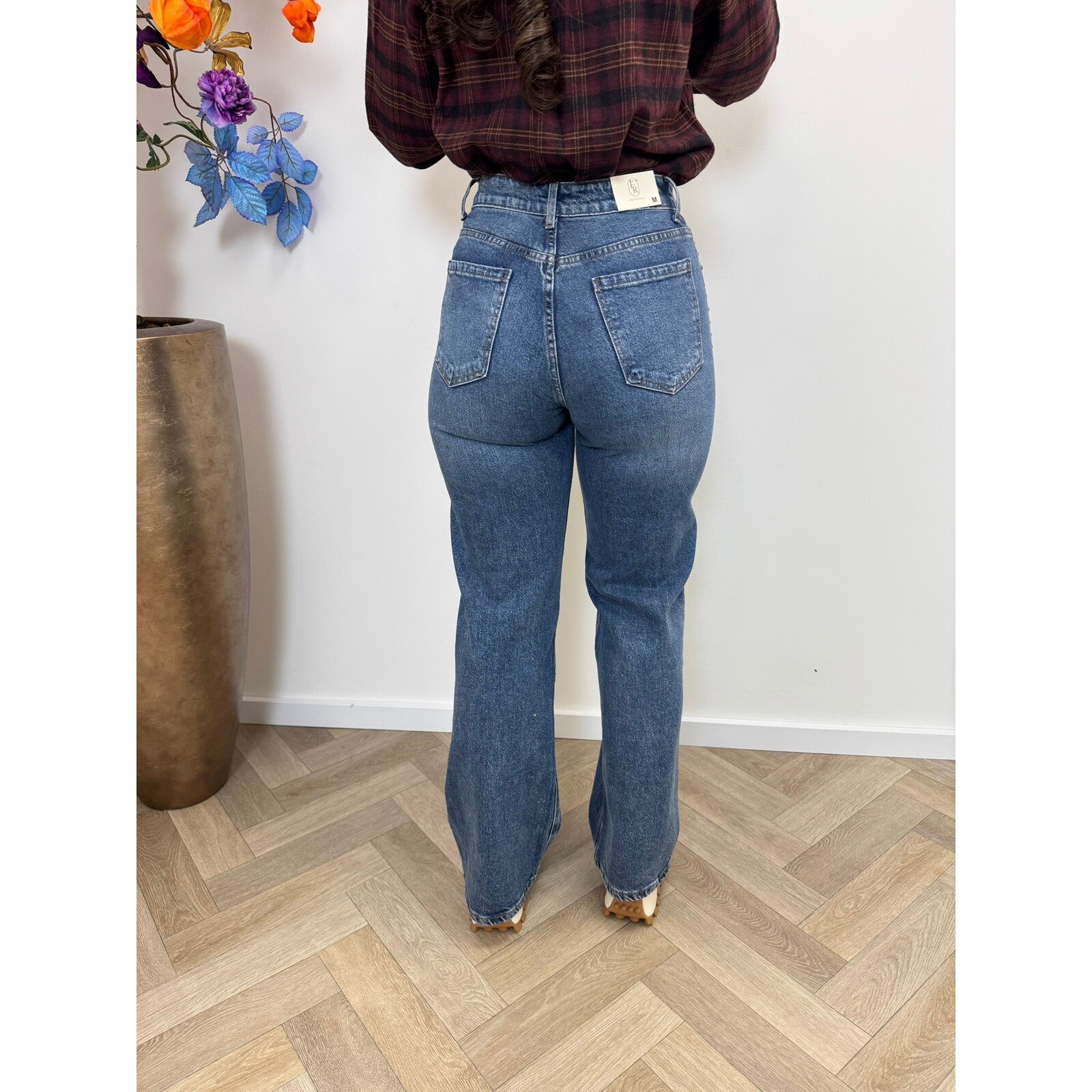 Jeans Studs straight Folyrose blue Y5380