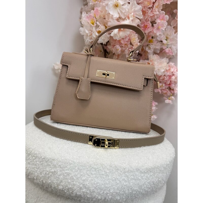 Belt Kelsy leather Beige