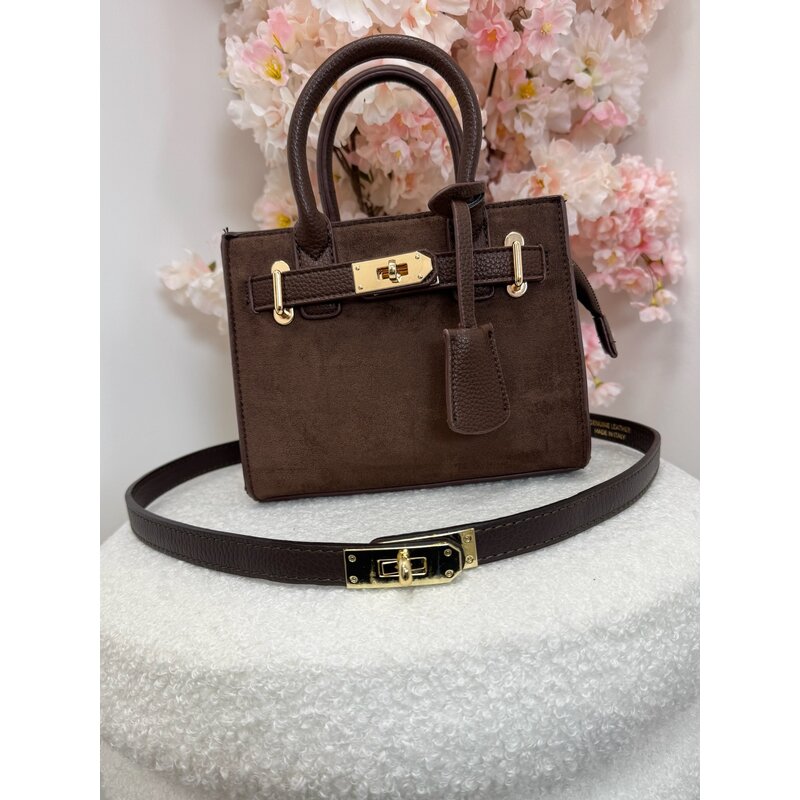 Belt Kelsy leather choco