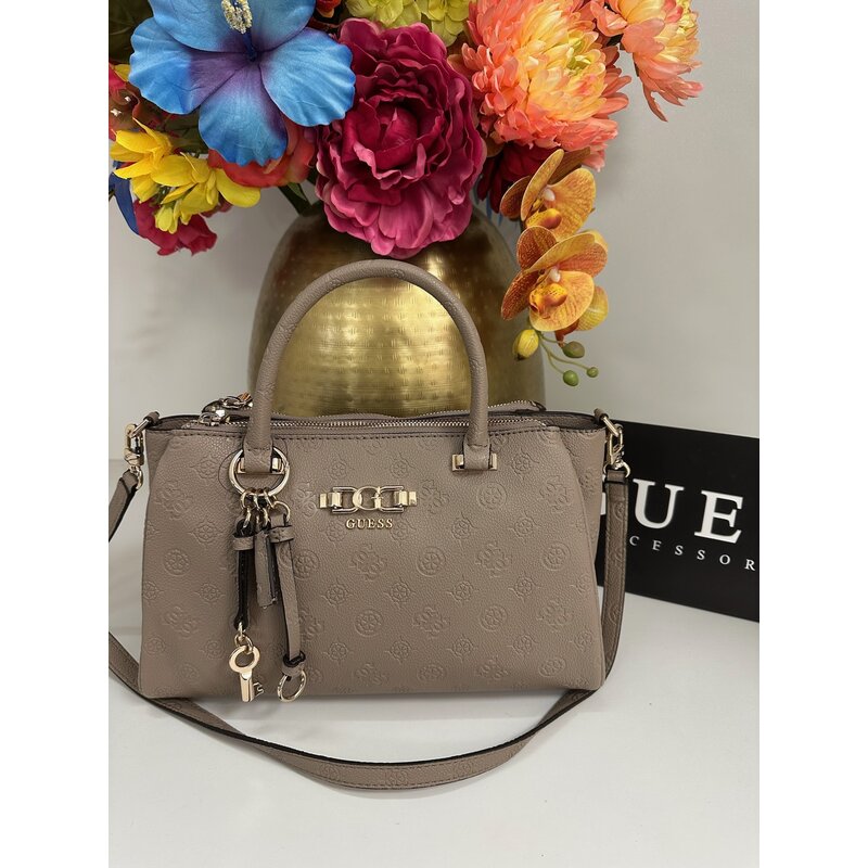 Bag Anise Triple Dark Taupe Logo Guess 1142