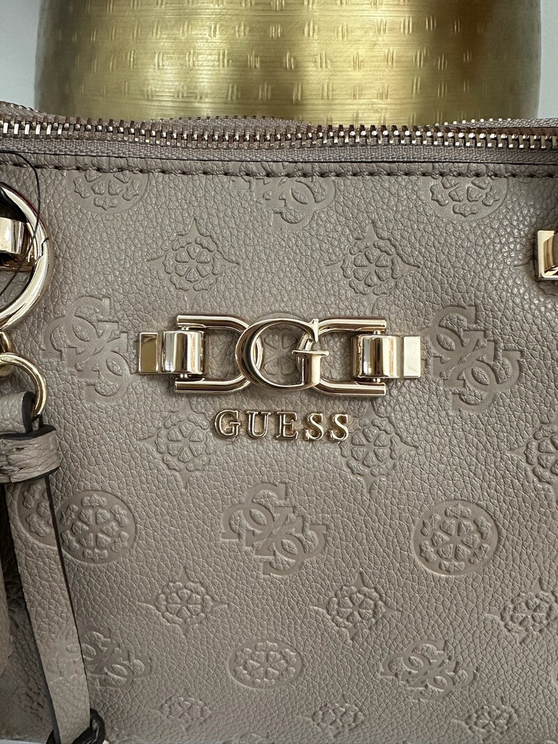Bag Anise Triple Dark Taupe Logo Guess 1142