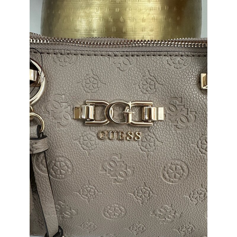 Bag Anise Triple Dark Taupe Logo Guess 1142