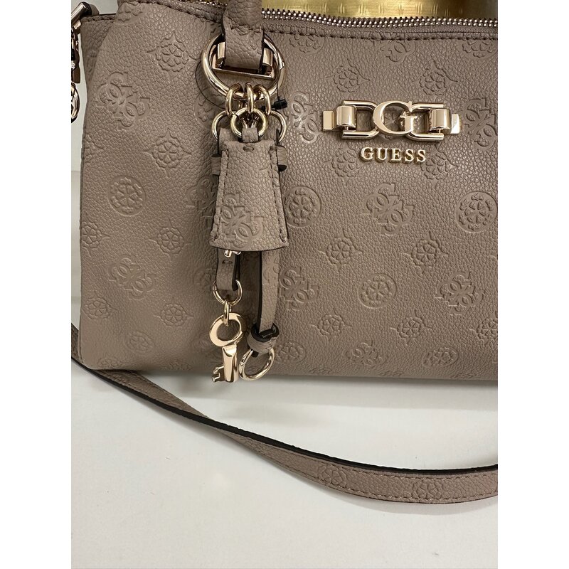 Bag Anise Triple Dark Taupe Logo Guess 1142