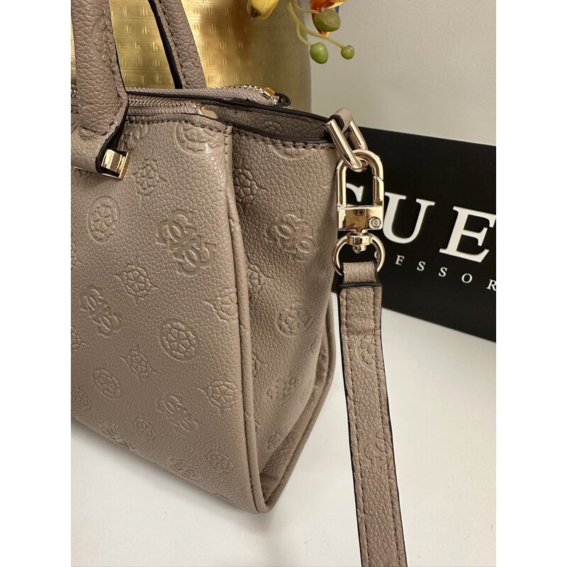 Bag Anise Triple Dark Taupe Logo Guess 1142