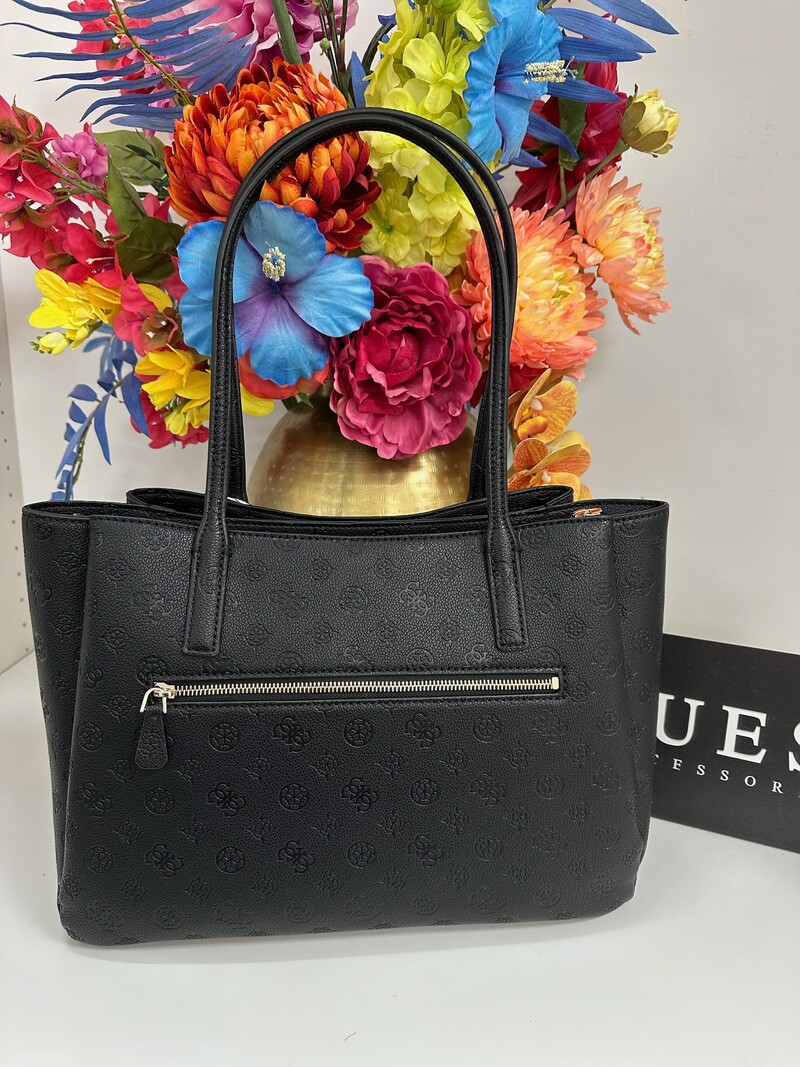 Tote Bag Anise Multi Black Logo Guess 1153