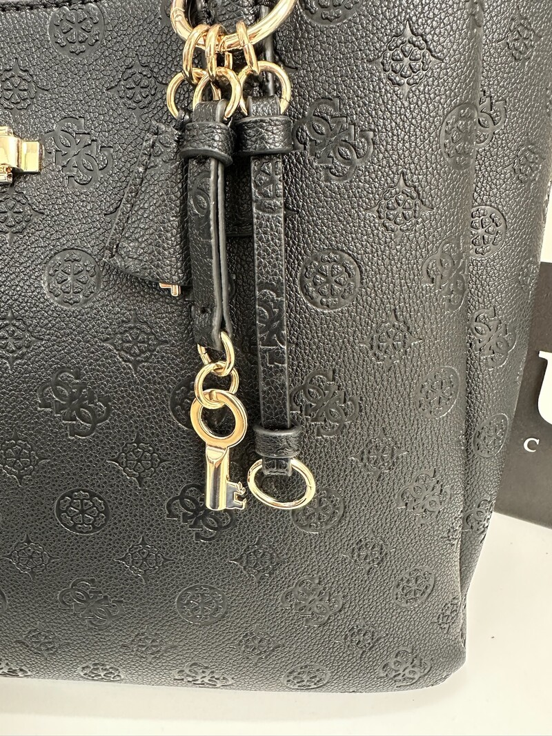Tote Bag Anise Multi Black Logo Guess 1153