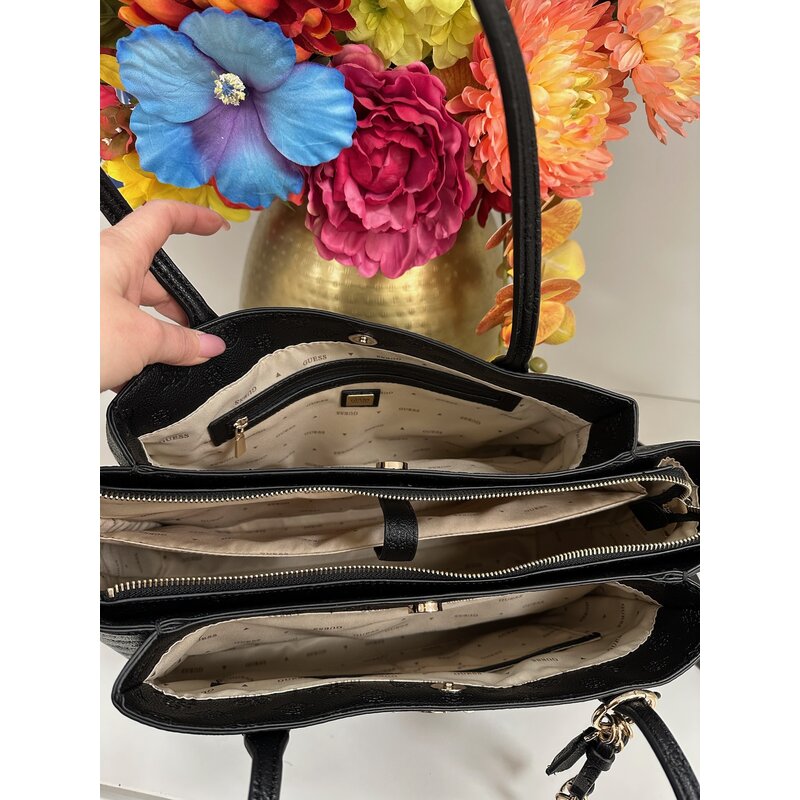 Tote Bag Anise Multi Black Logo Guess 1153