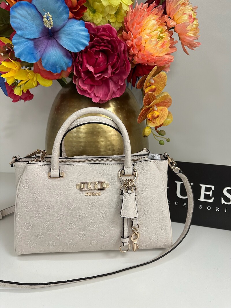 Satchel Bag Anise Triple Stone Logo Guess 1147