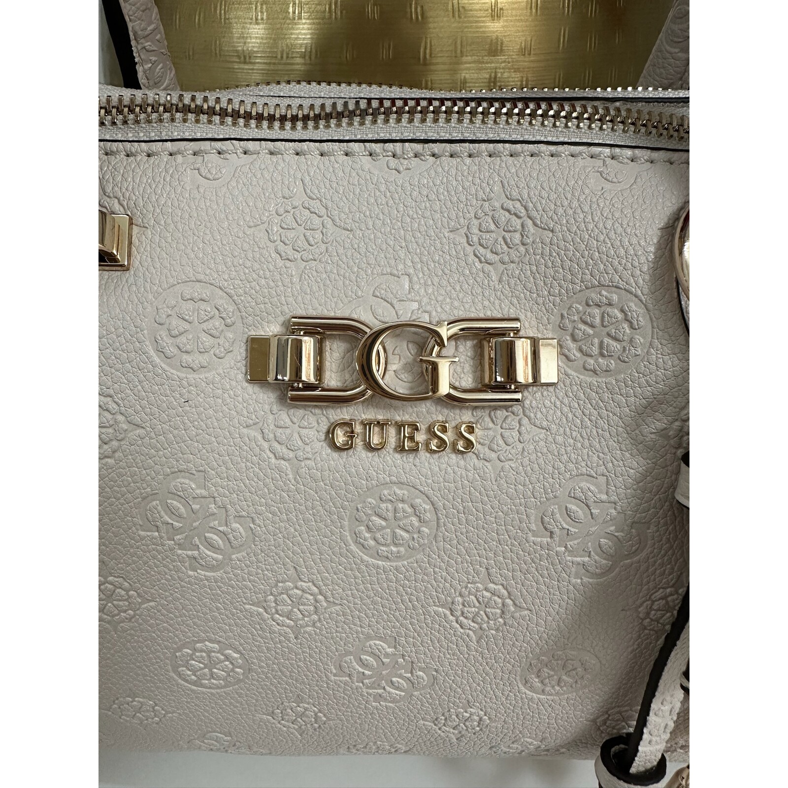 Guess Satchel Bag Anise Triple Stone Logo Guess 1147