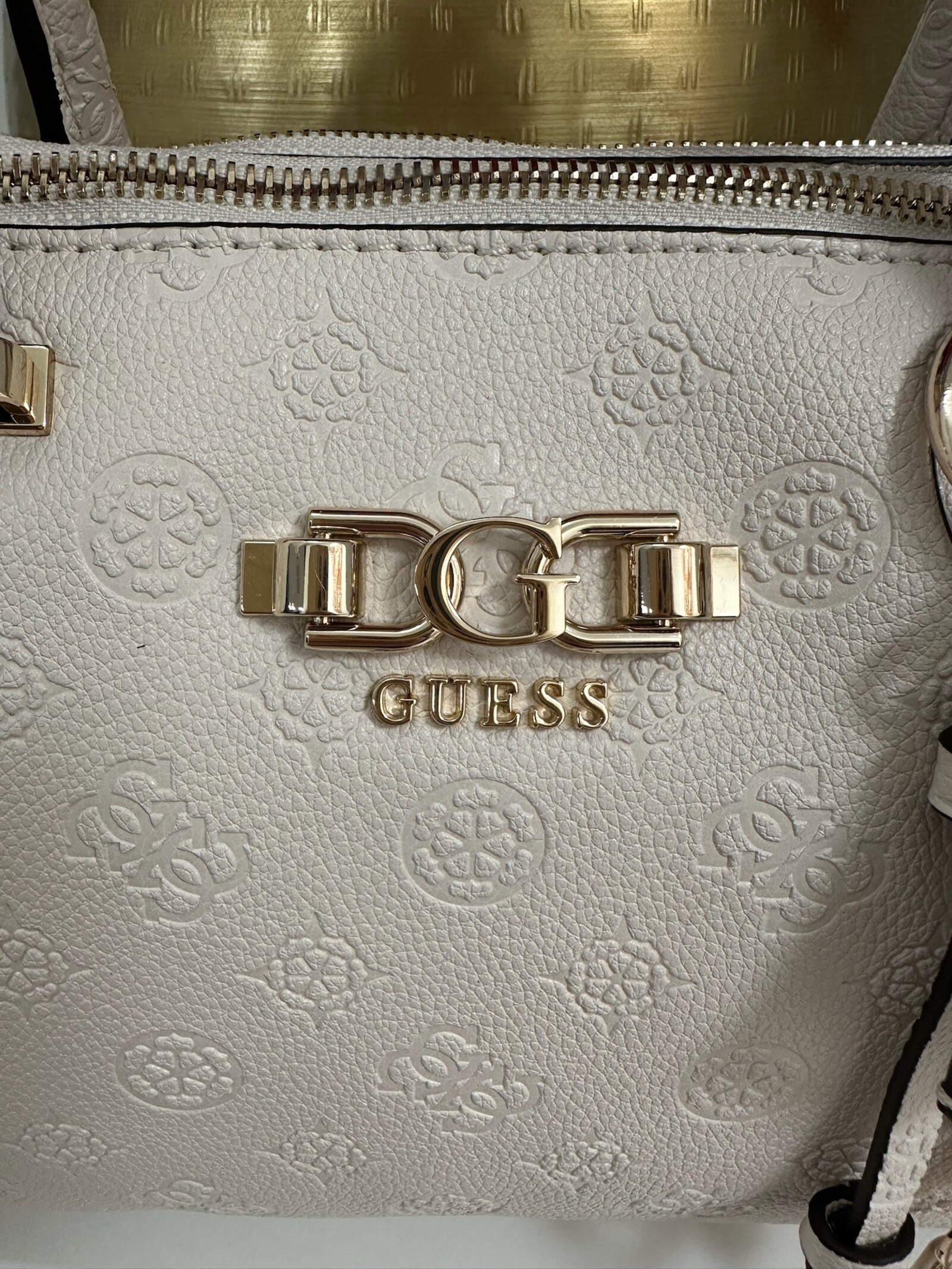 Guess Satchel Bag Anise Triple Stone Logo Guess 1147