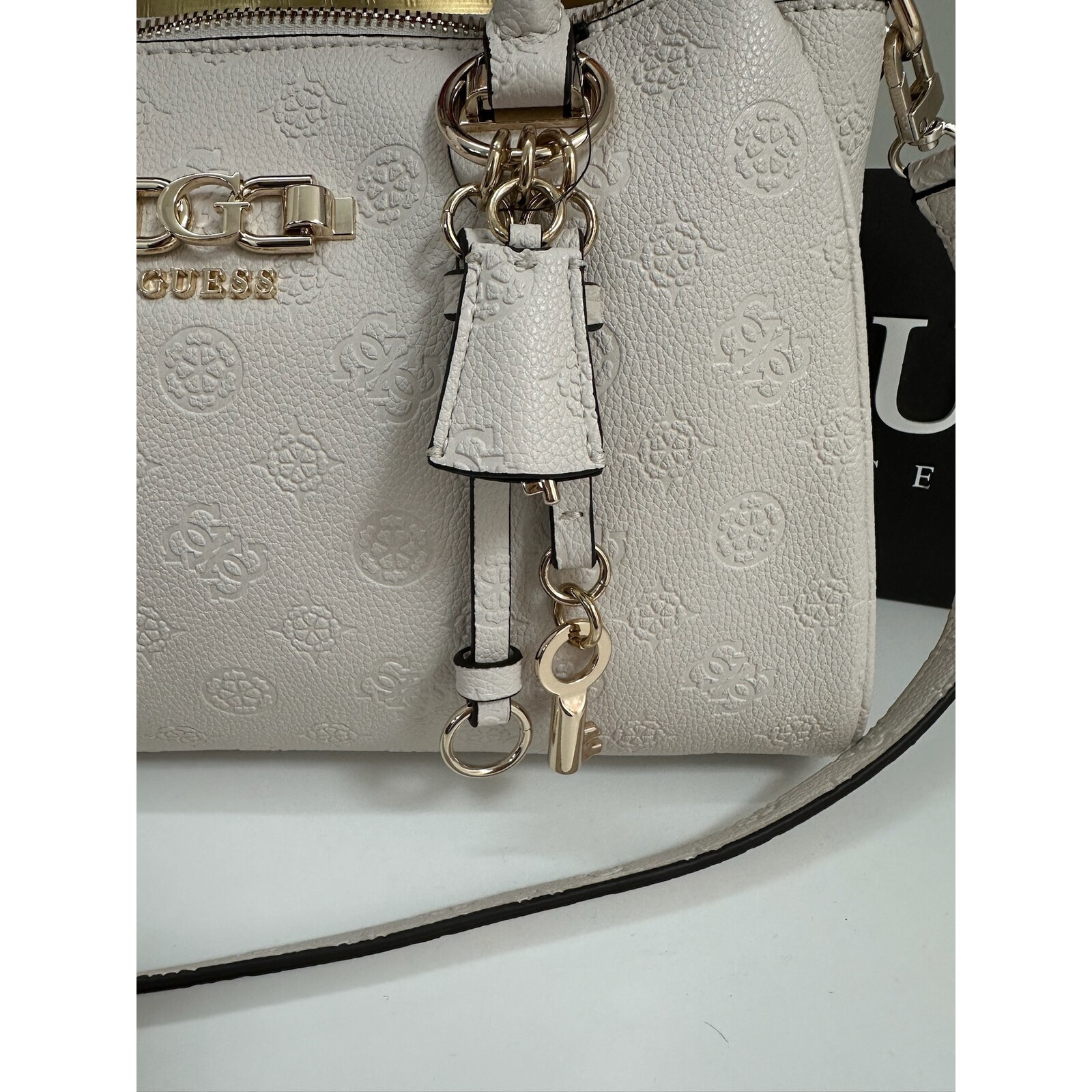 Guess Satchel Bag Anise Triple Stone Logo Guess 1147
