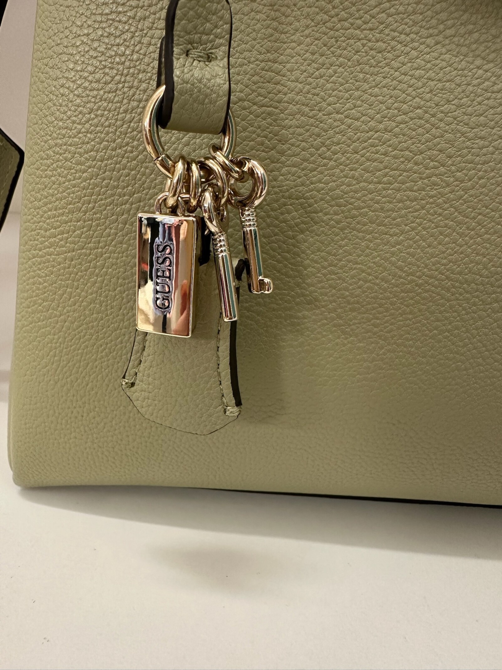 Guess Satchel Bag Isola Sage Green Guess 1141
